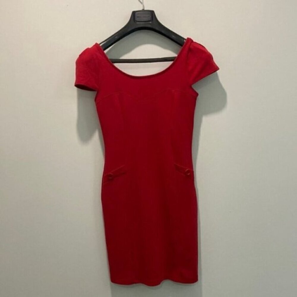 Soprano Red BodyCon Sheath Dress​​​​​​​​ - Picture 4 of 14
